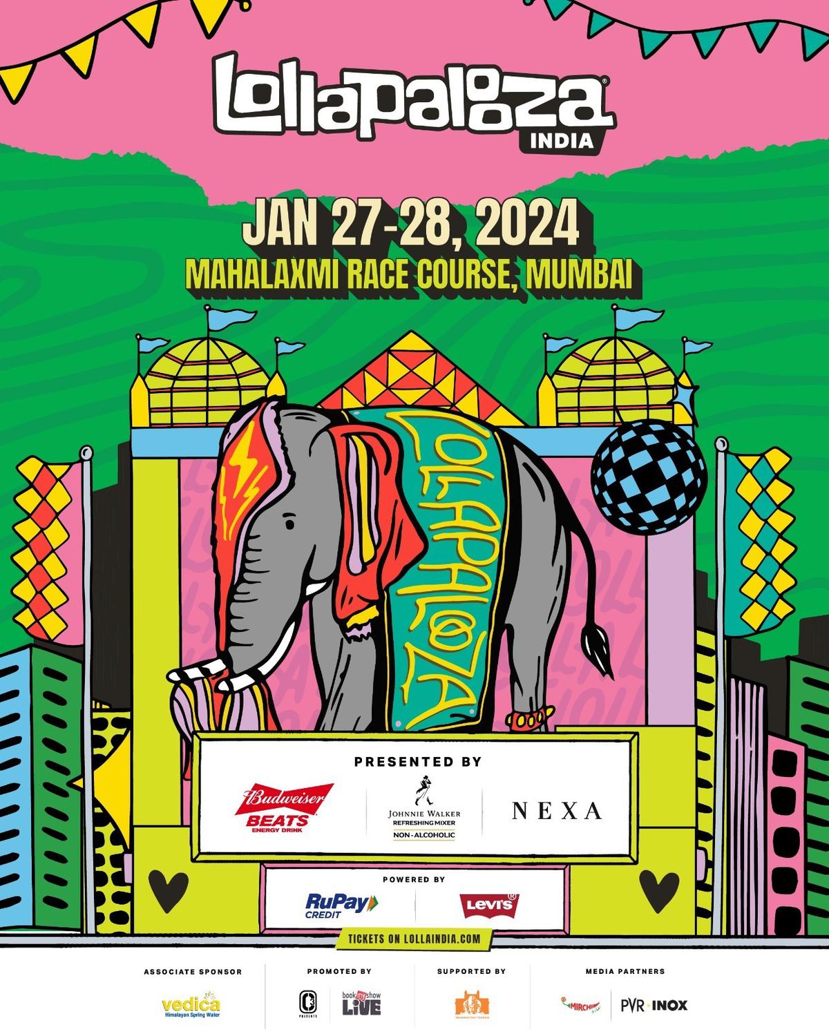 Lollapalooza annonce des dates de réédition en Inde en 2024